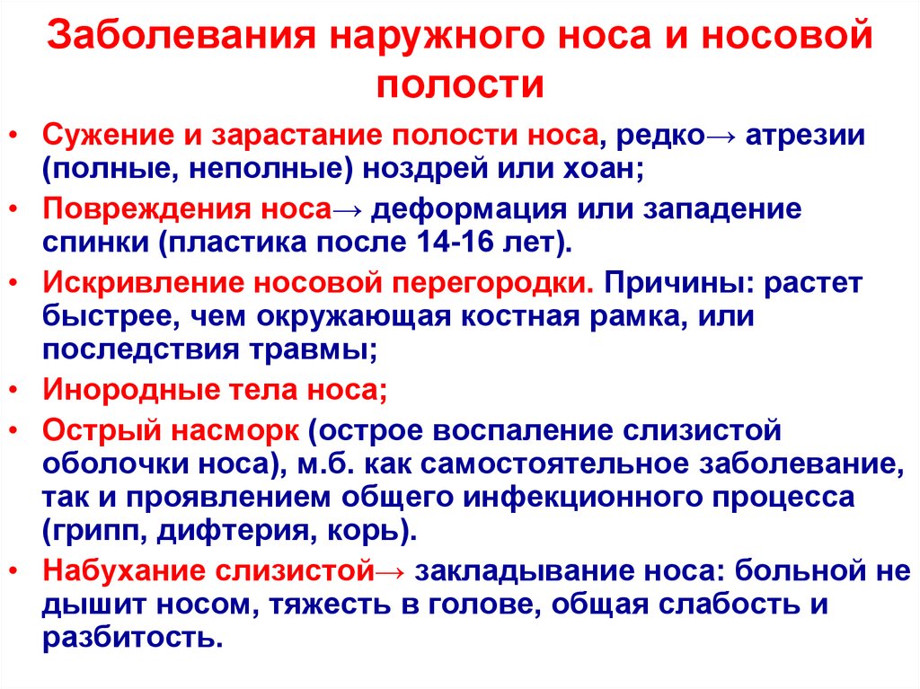 Хроническое заболевание полости