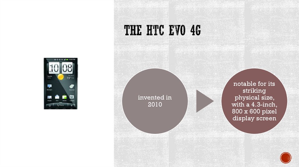 The HTC EVO 4G