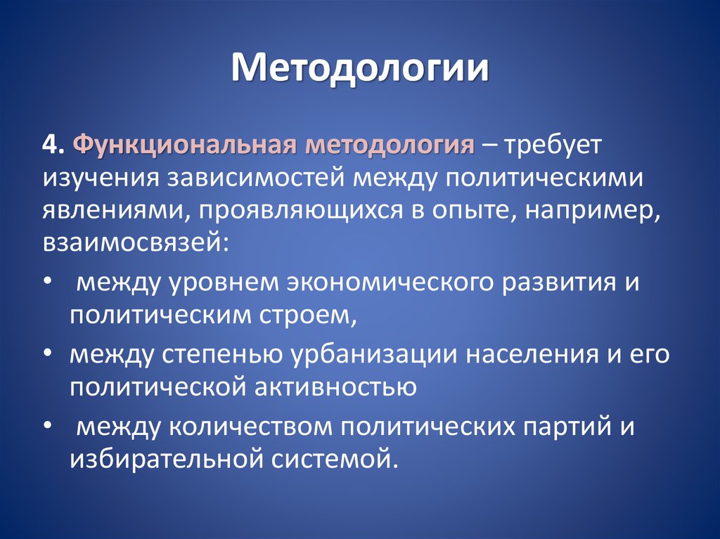 Методология политологии