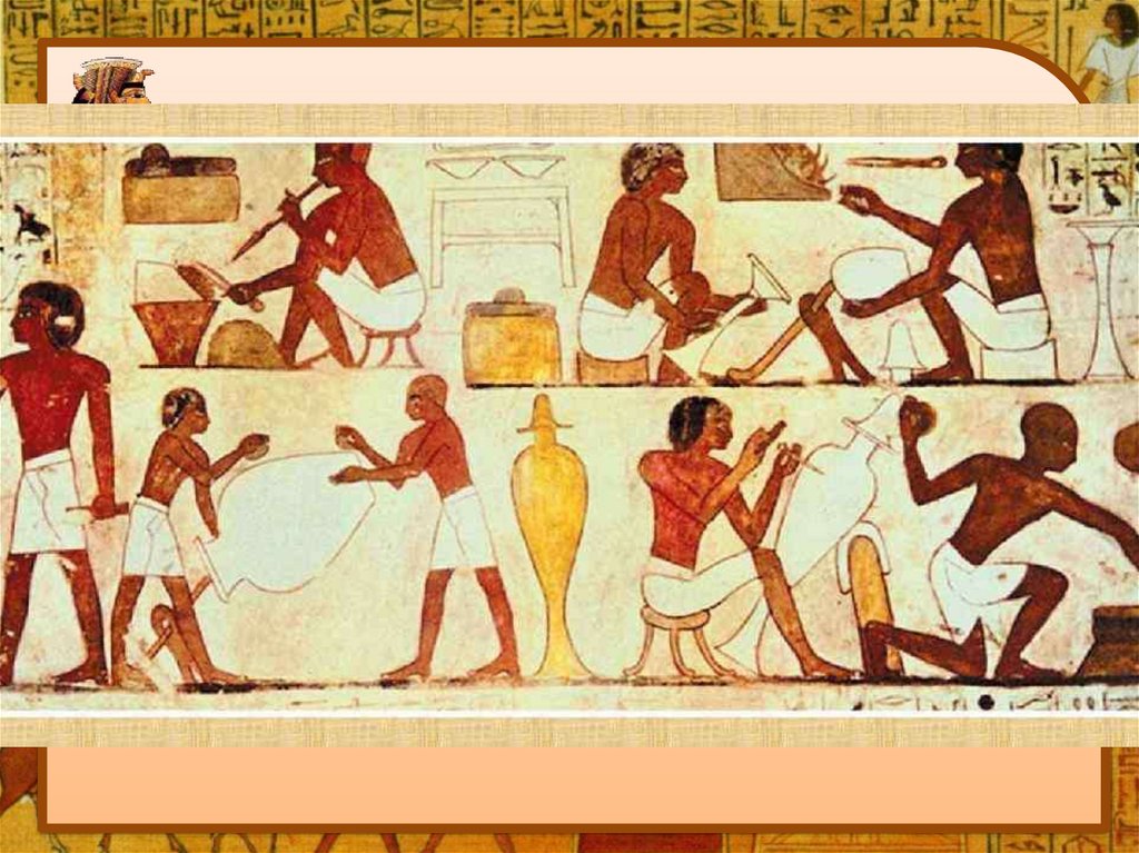 Люди еще в древности заметили. Ремесленники древнего Египта. Росписи гробницы рехмира. Ремесло в древнем Египте. Росписи древнего царства.