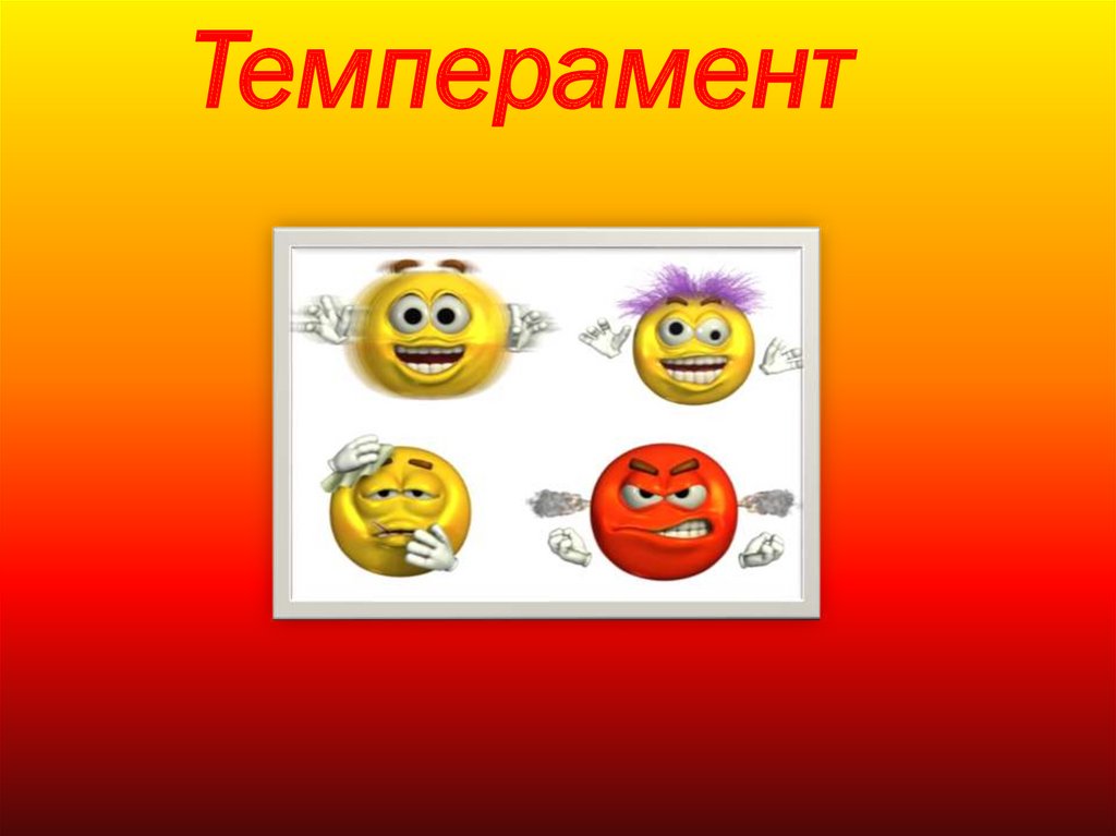 Эмоции и темперамент презентация