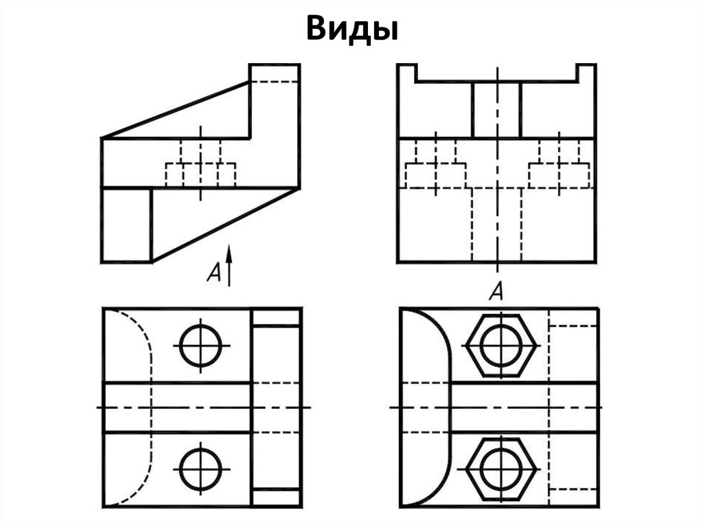 Увеличенный фрагмент на чертеже оформление