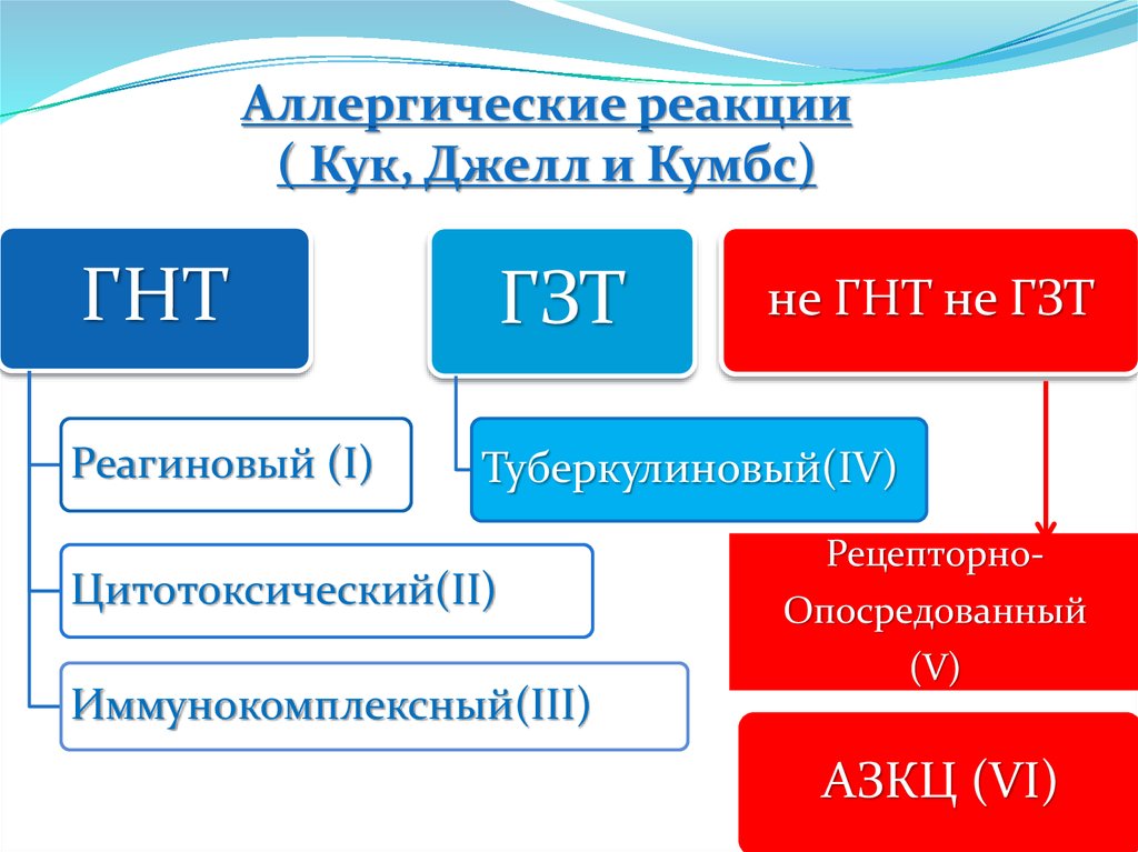 Аллергические реакции по кумбсу