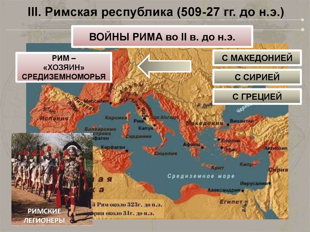 III. Римская республика (509-27 гг. до н.э.)