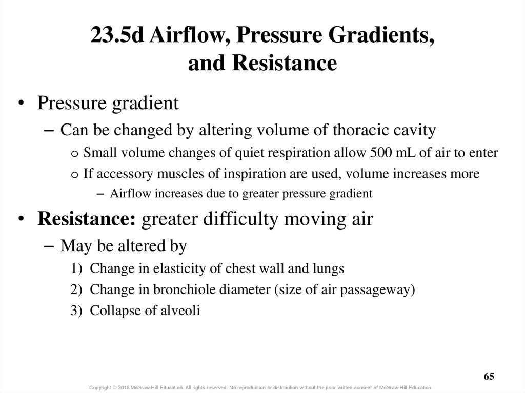 23.5d Airflow, Pressure Gradients, and Resistance