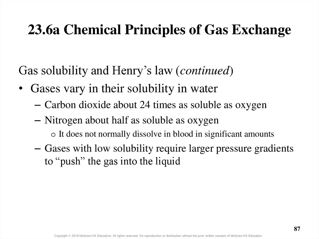23.6a Chemical Principles of Gas Exchange