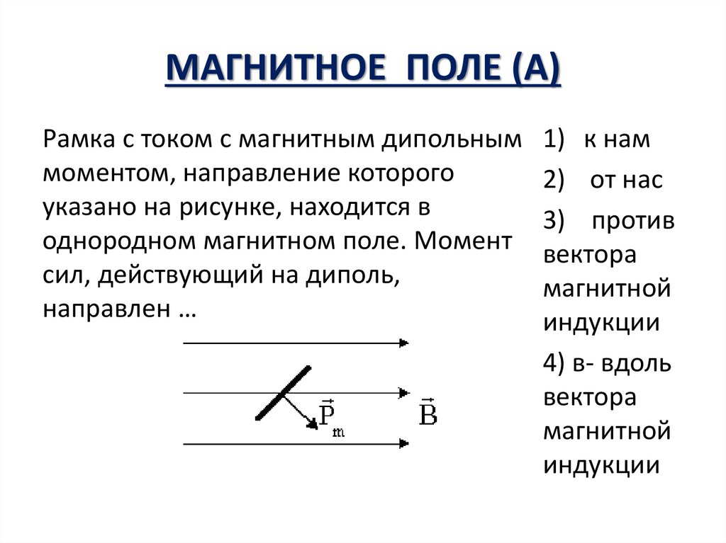 Плотность магнитного поля