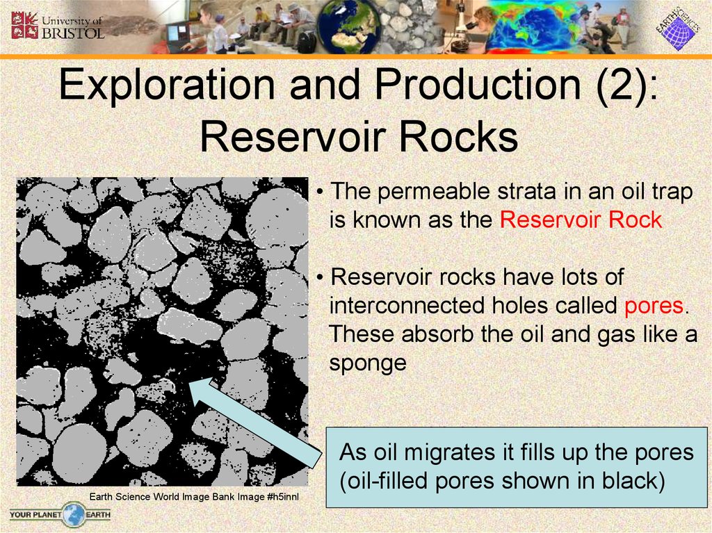 Exploration and Production (2): Reservoir Rocks