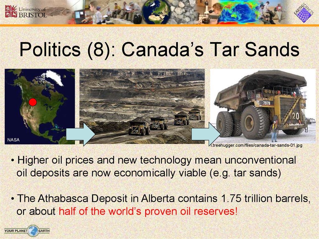 Politics (8): Canada’s Tar Sands