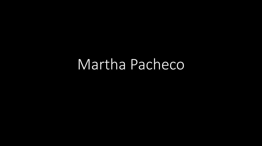 Martha Pacheco
