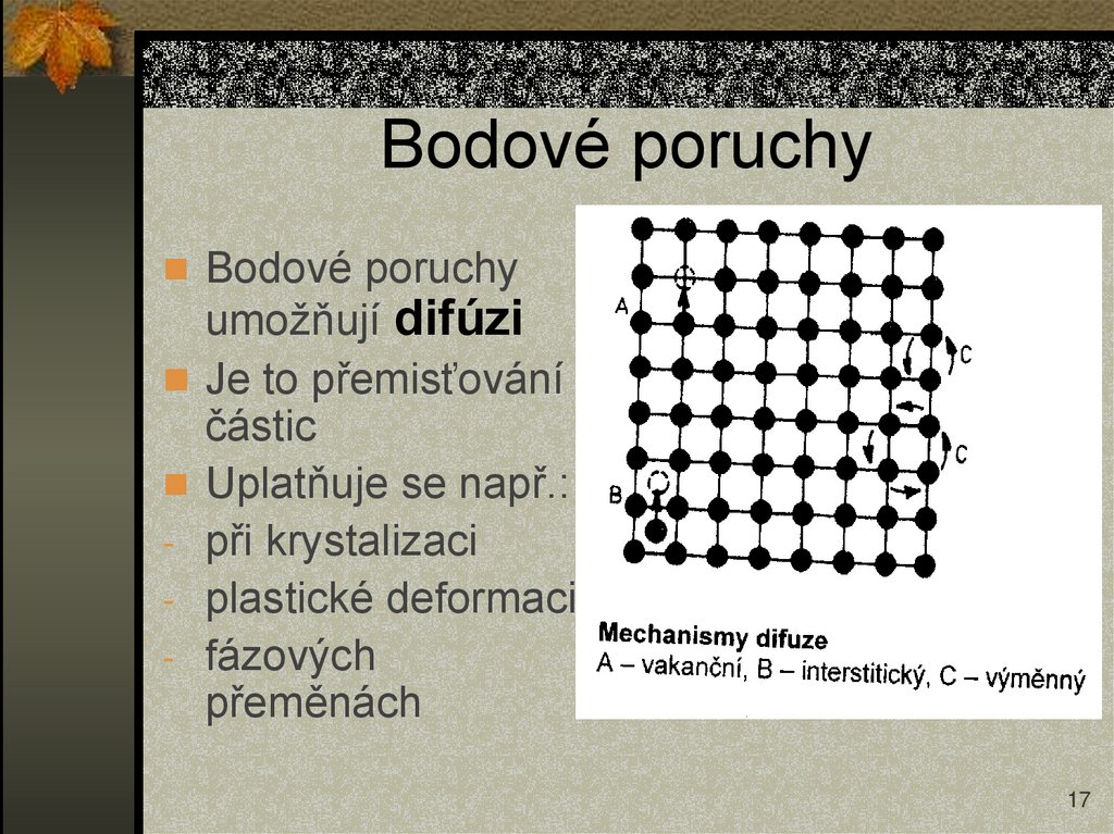 Bodové poruchy