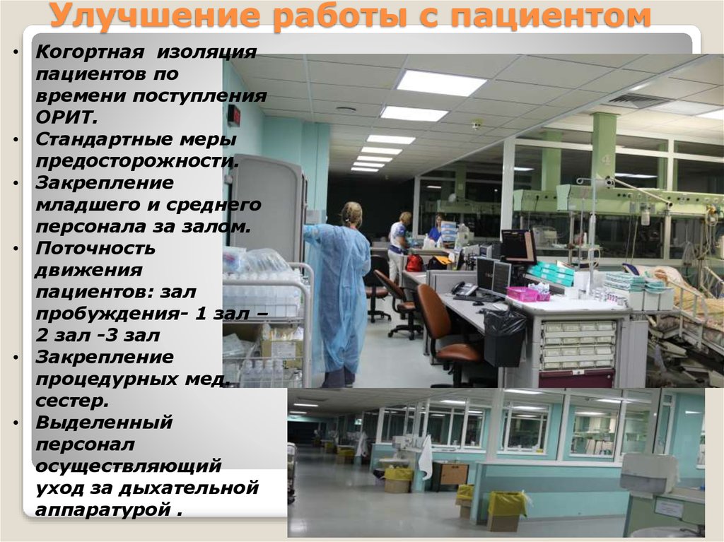 Улучшение работы с пациентом