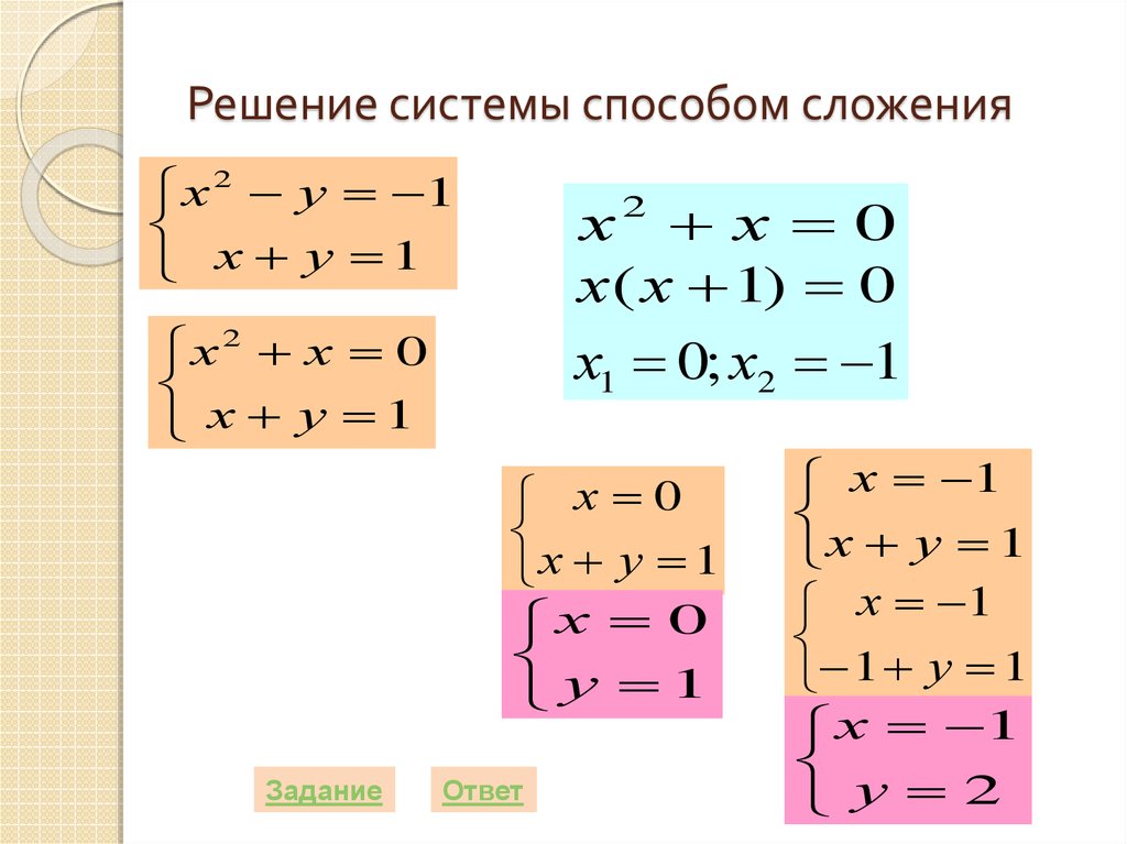 Решить систему методом. Решение неравенств методом сложения. Система неравенств методом сложения. Решение систем неравенств способом сложения. Решение системы неравенств методом сложения.