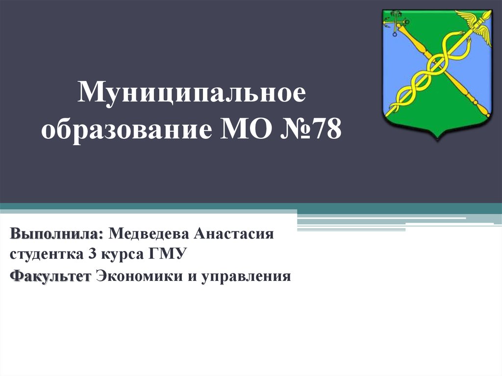 Деятельность муниципального образования