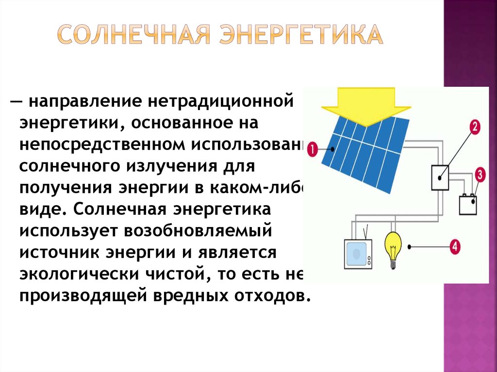 Солнечная энергетика презентация