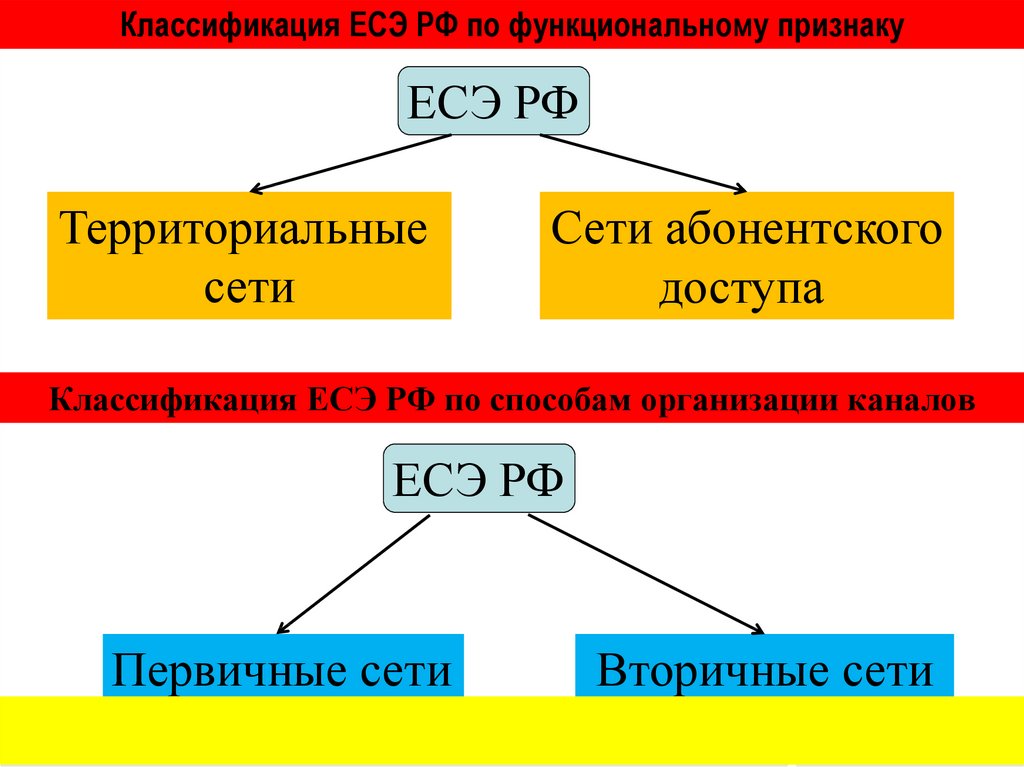 Классификация ЕСЭ РФ по функциональному признаку