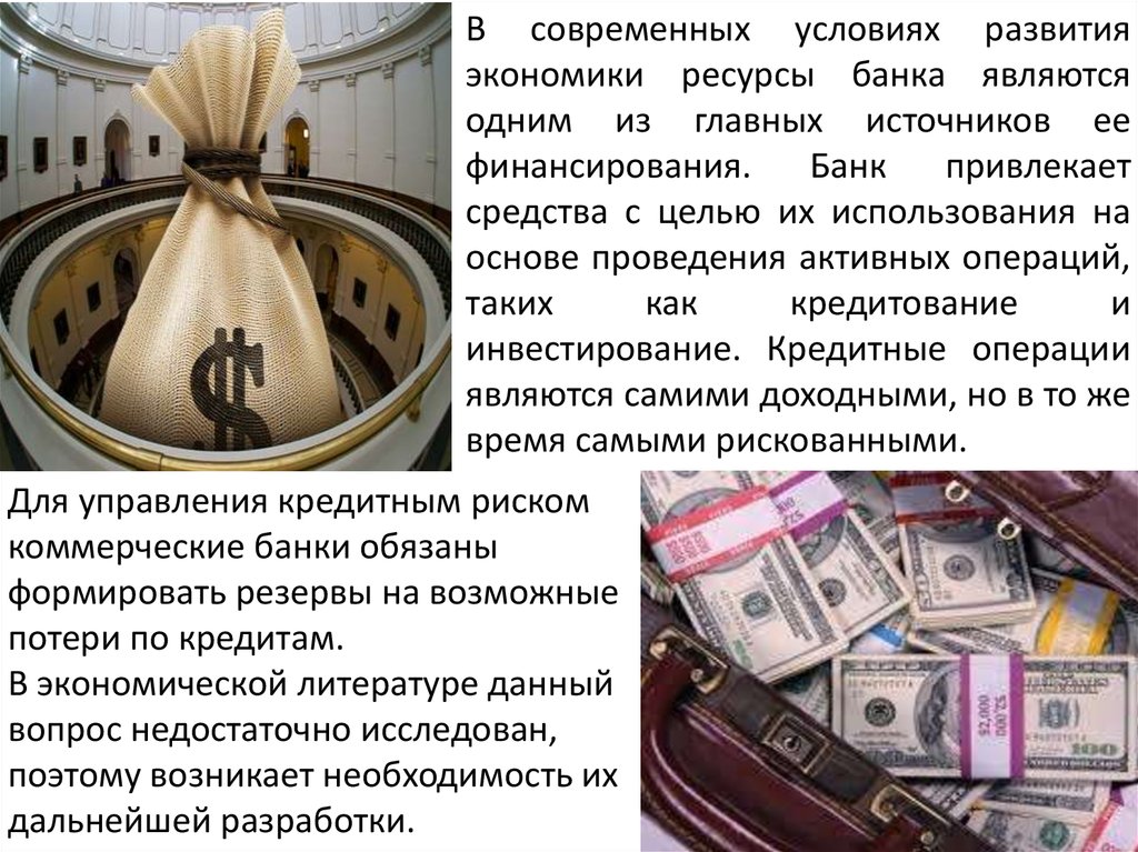 Порядок использования резервов