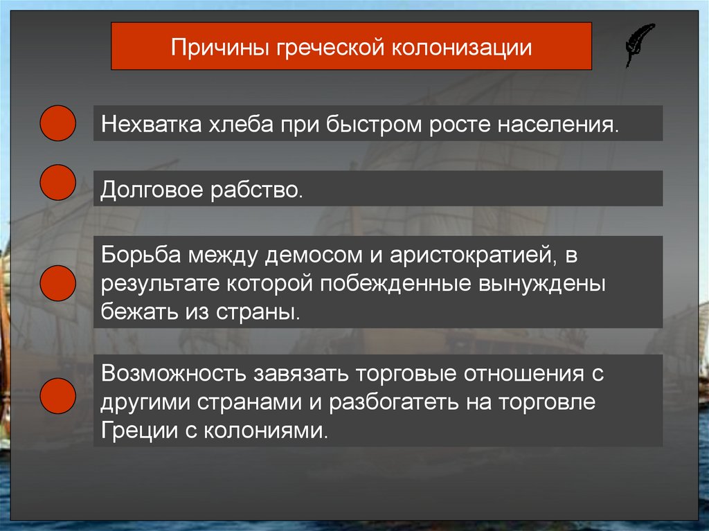 Итоги греческого. Причины греческой колонизации. Причины греческой колонизаци. Причины греческого каланизации. Причины Великой греческой колонизации.