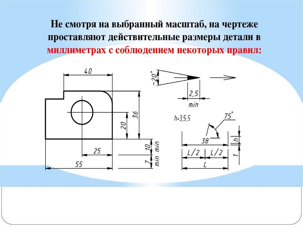 Масштаб детали