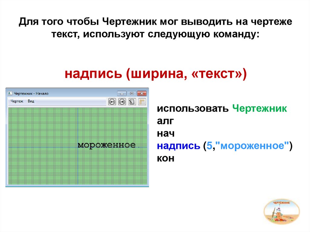 Исполнитель чертежник информатика 8 класс презентация