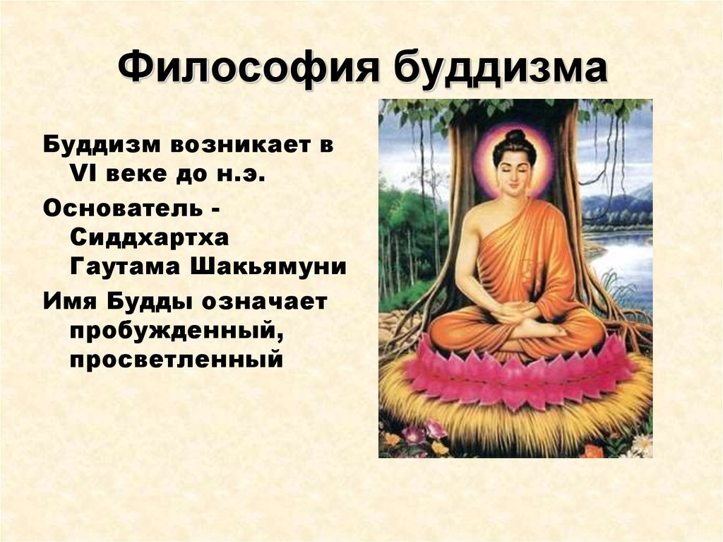 Философия буддизма