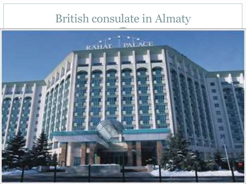 British consulate in Almaty