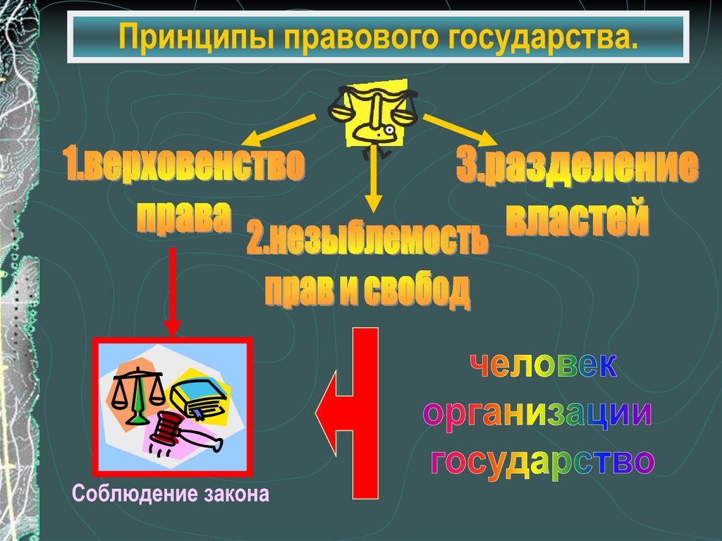 Принципы правового государства.
