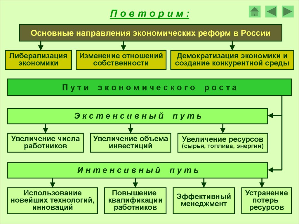 Цель современной экономики. Схема правительства России Обществознание. Какие направления развиваются в России.