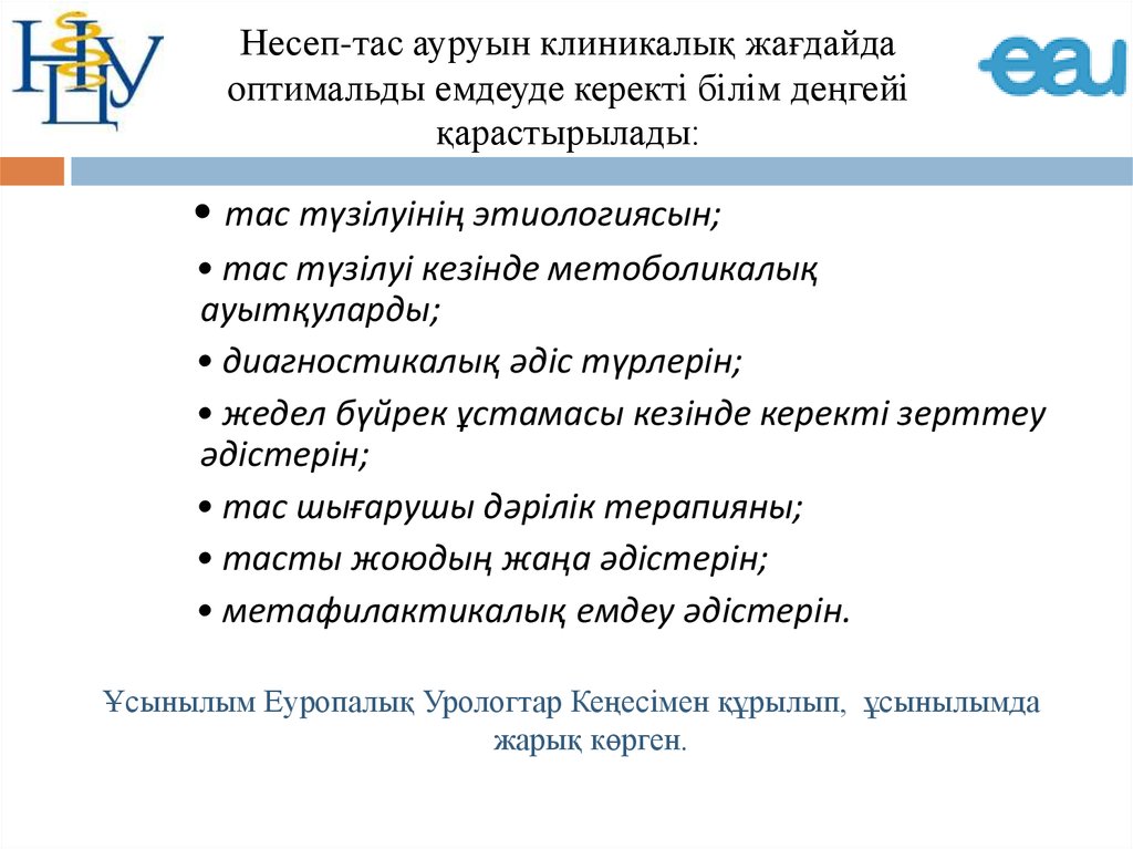 Презентация несеп тас ауруы