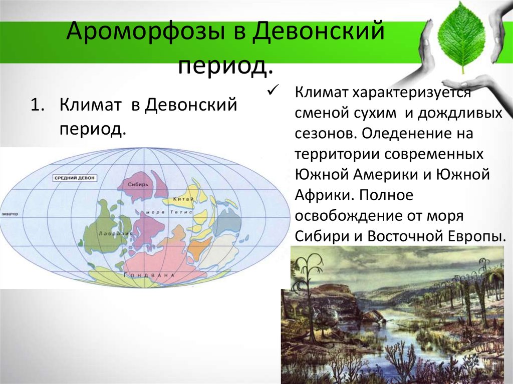 Девонский период презентация