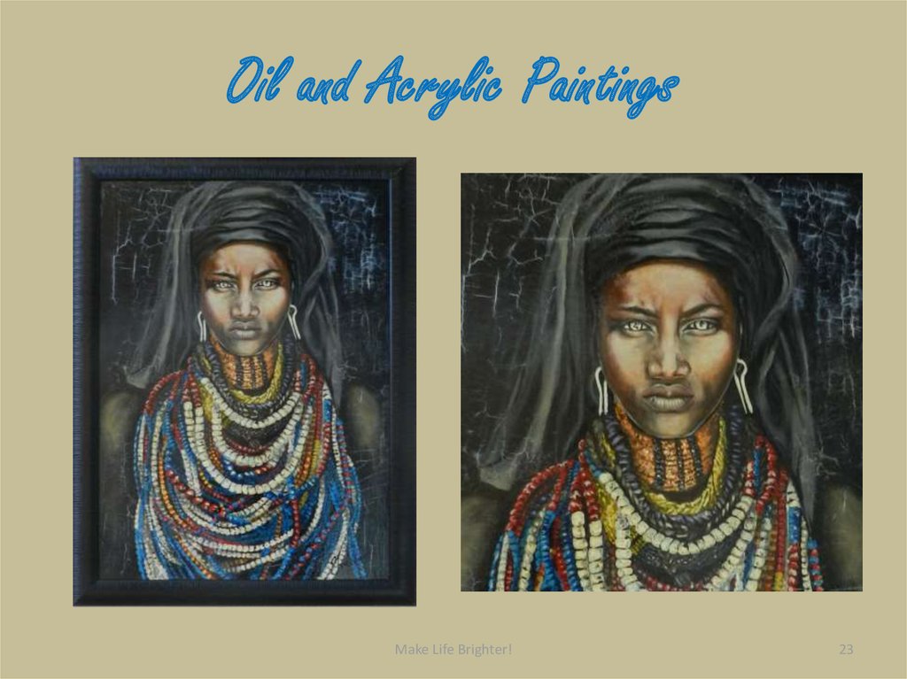 Oil and Acrylic Paintings