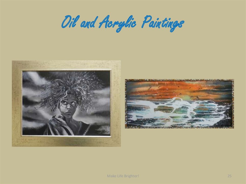 Oil and Acrylic Paintings