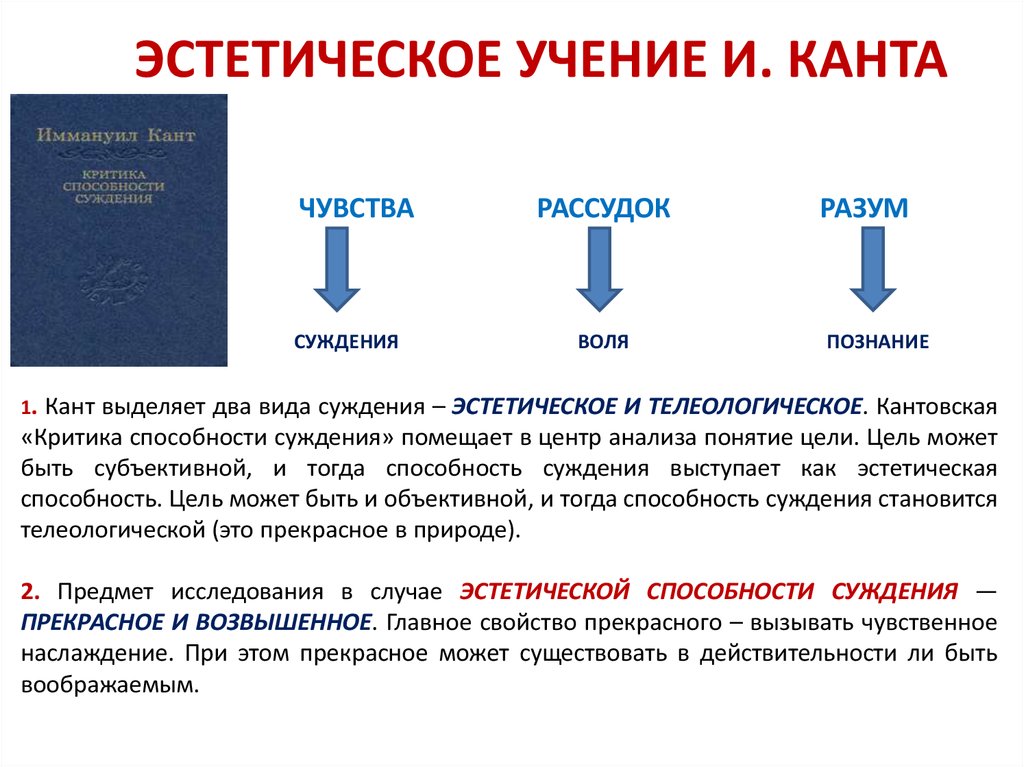 Эстетические суждения. Эстетическое учение Канта. Эстетика Канта. Эстетическая теория Канта. Философия Канта Эстетика.