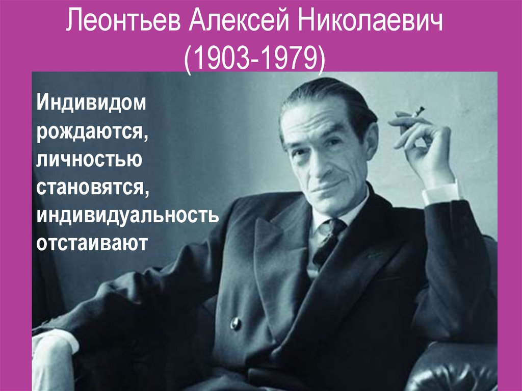 Леонтьев Алексей Николаевич (1903-1979)