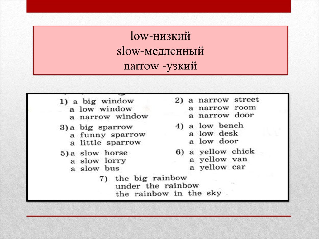 Slowly перевод