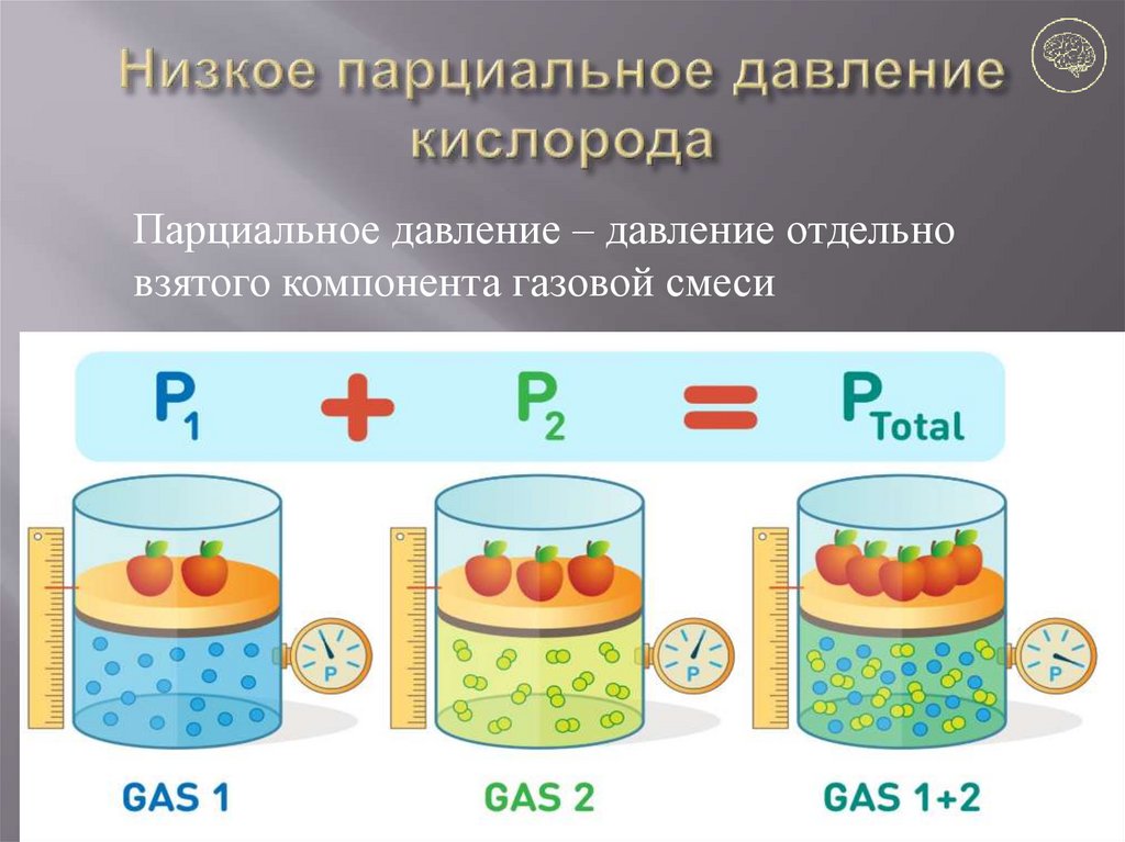 Парциальный кислород. Низкое парциальное давление кислорода. Низкое парциальное давление.