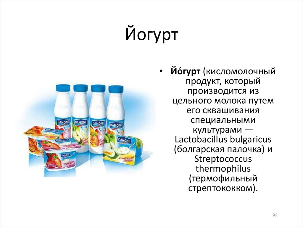 Что такое болгарская палочка в кисломолочных продуктах. Йогурт это кисломолочный продукт или нет.