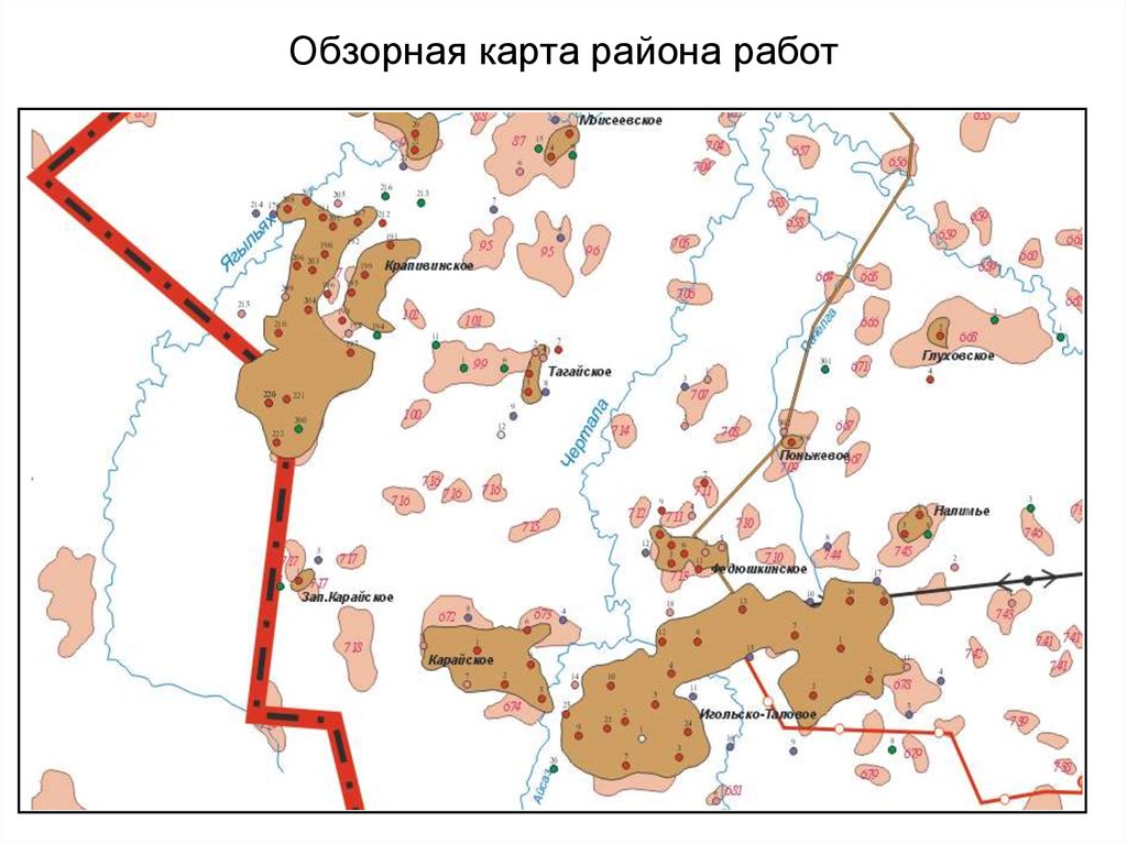 Обзорная схема района работ