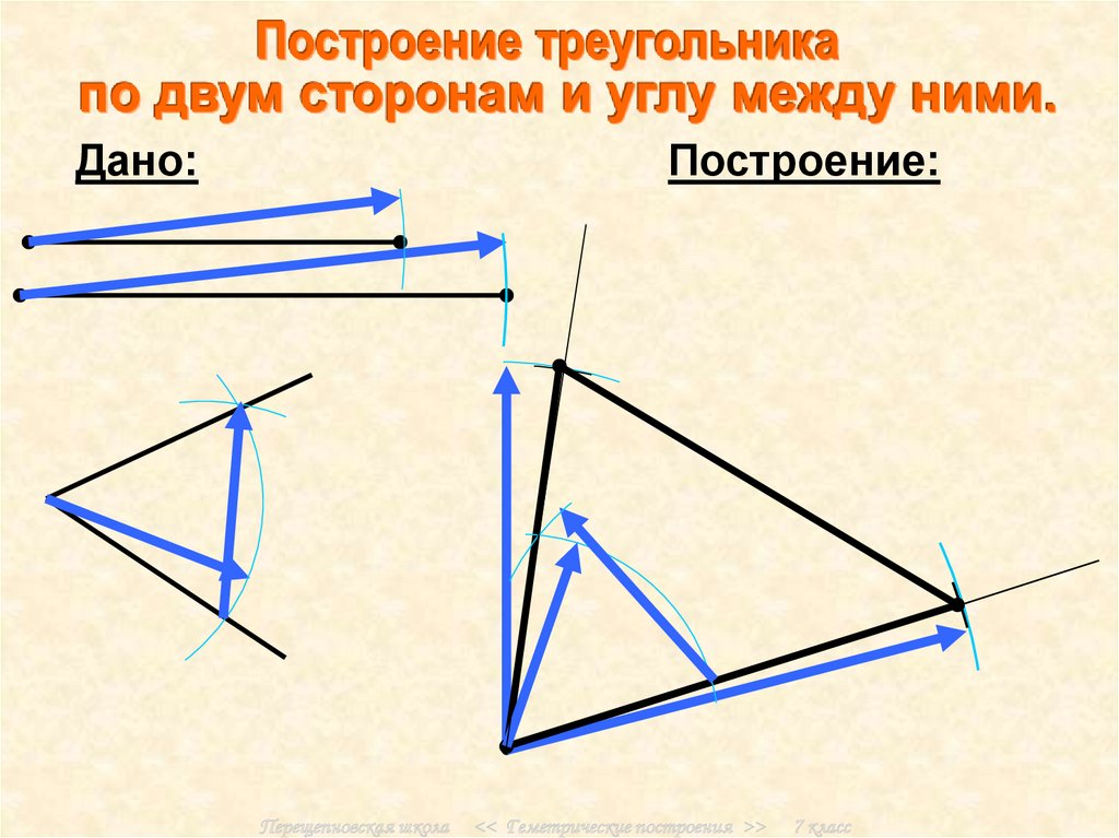 Метод геометрических мест точек в задачах на построение 7 класс презентация