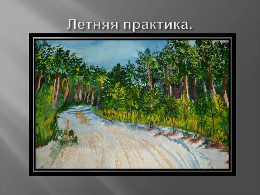 Рисунки летняя практика