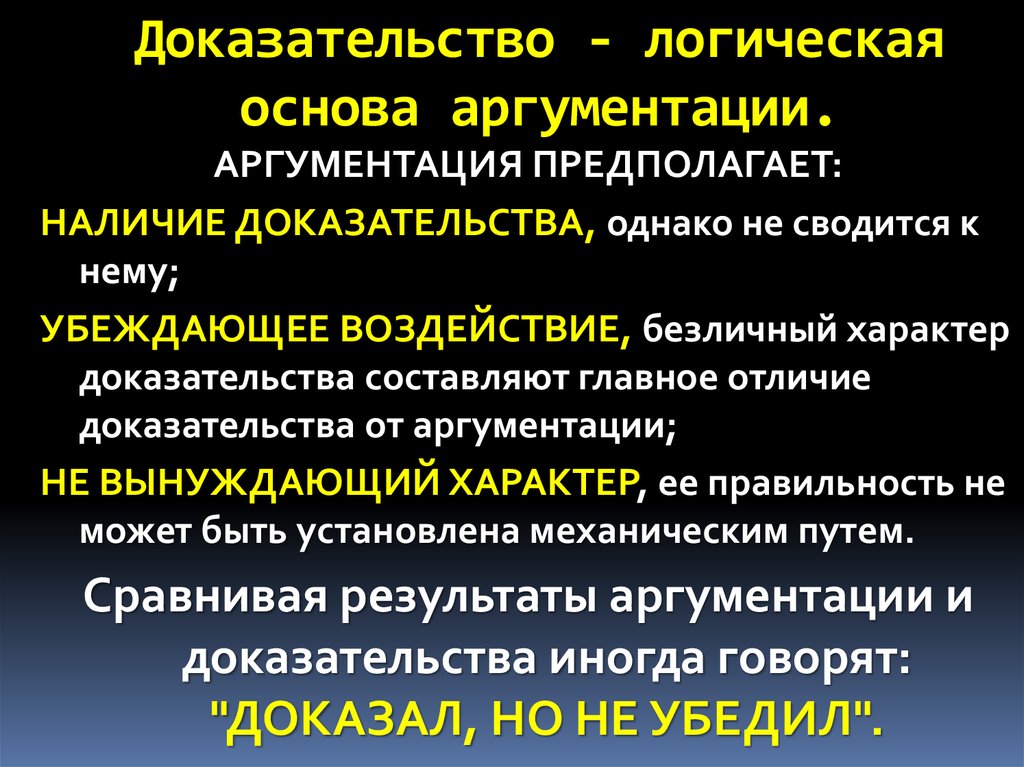 Аргументация правила эффективной аргументации 8 класс презентация