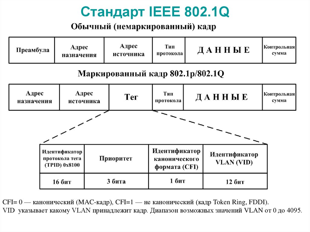 Стандарт IEEE 802.1Q