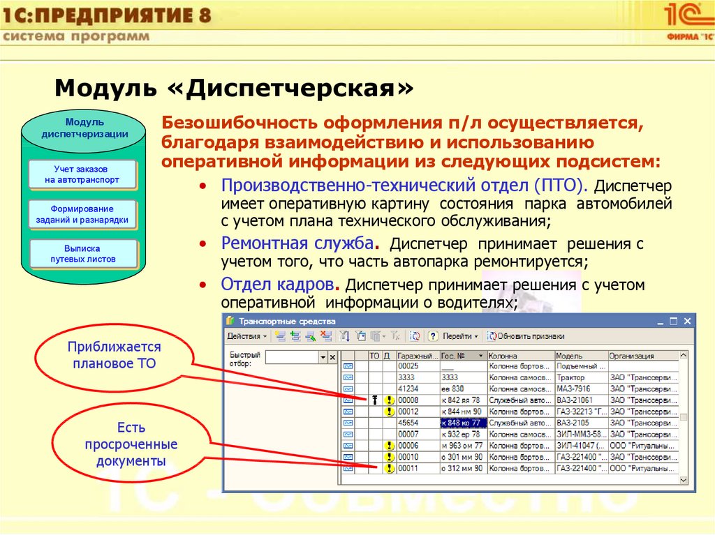 Программа модуль. Программа 1 с для автотранспортного предприятия. 1с предприятие АТП. 1с диспетчер автотранспорта. Программа для диспетчера автотранспорта.