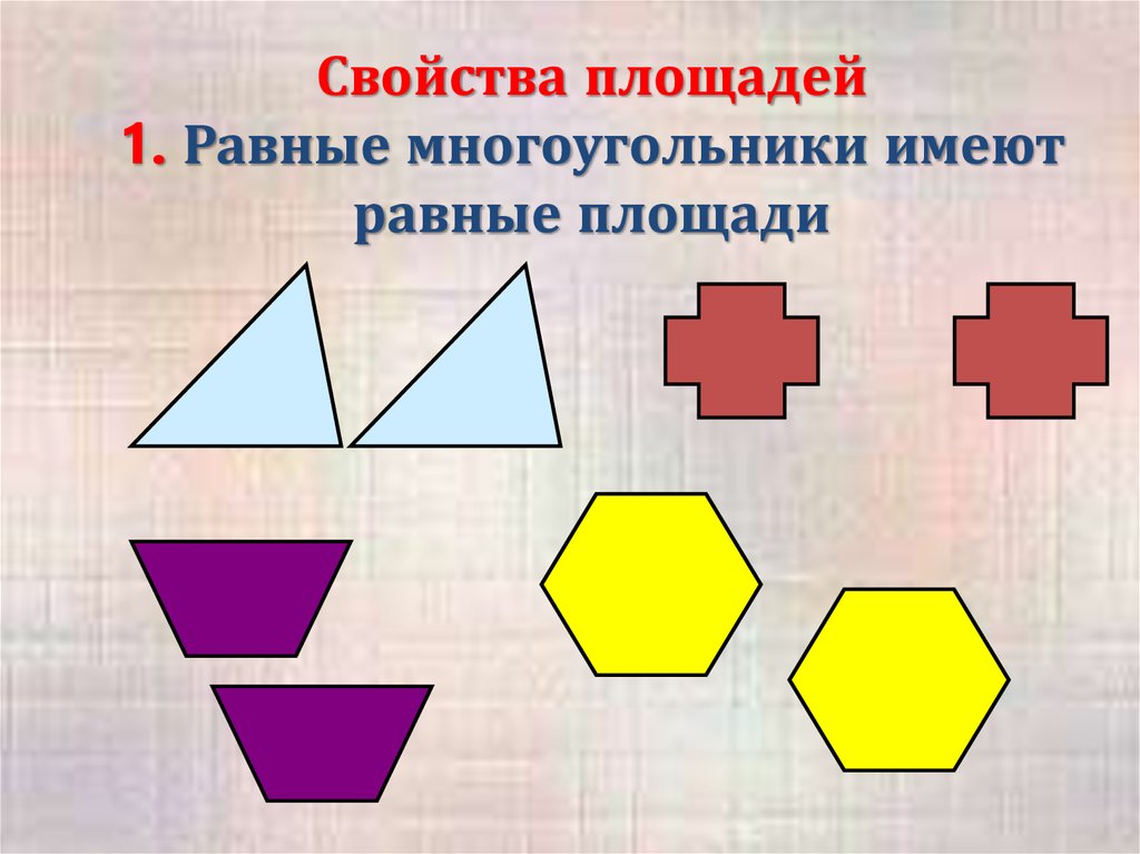 Свойства площадей рисунок