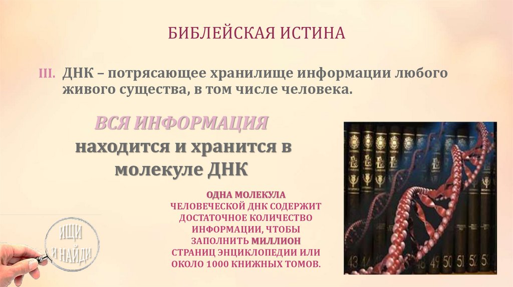 БИБЛЕЙСКАЯ ИСТИНА