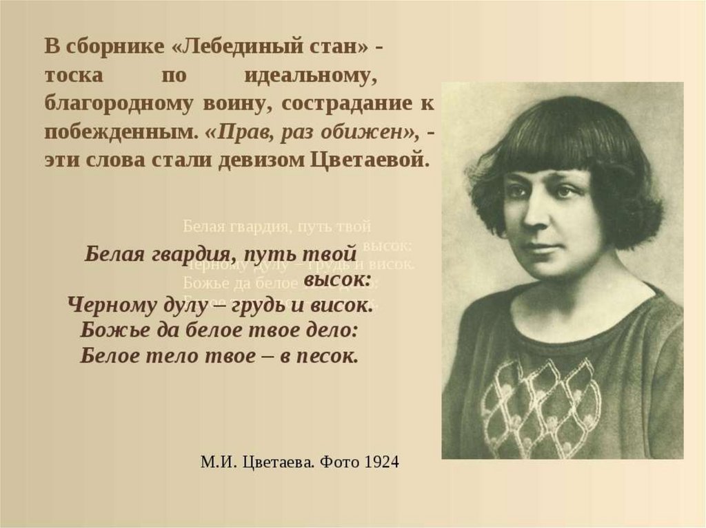 Цветаева юнге анализ. Цветаева м.и. "Лебединый стан". Книга Цветаевой Лебединый стан.