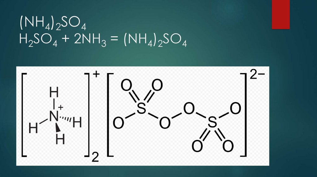 Nh4cl h2o реакция. Nh3 nh4hso4. (Nh4)2so4. (Nh4)2so4 структурная формула. 2nh3+h2so4.