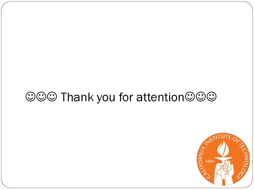  Thank you for attention