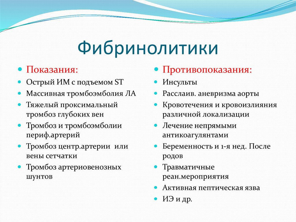 Какие показания противопоказания. Фибринолитические и антифибринолитические средства классификация. Алтеплаза фибринолитики. Классификация фибринолитиков фармакология. Фибринолитики показания.