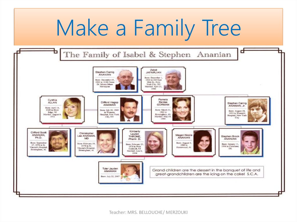 Make a Family Tree